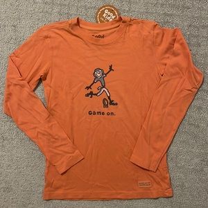 Brand new life is good boy long sleeve tee